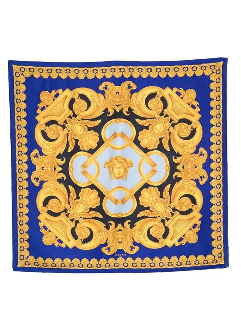 Versace Barocco Silk Scarf .